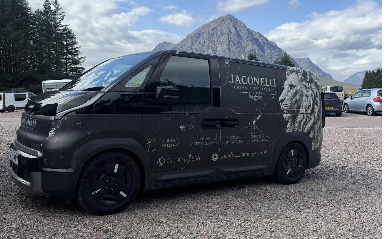 Jaconelli van in Glencoe